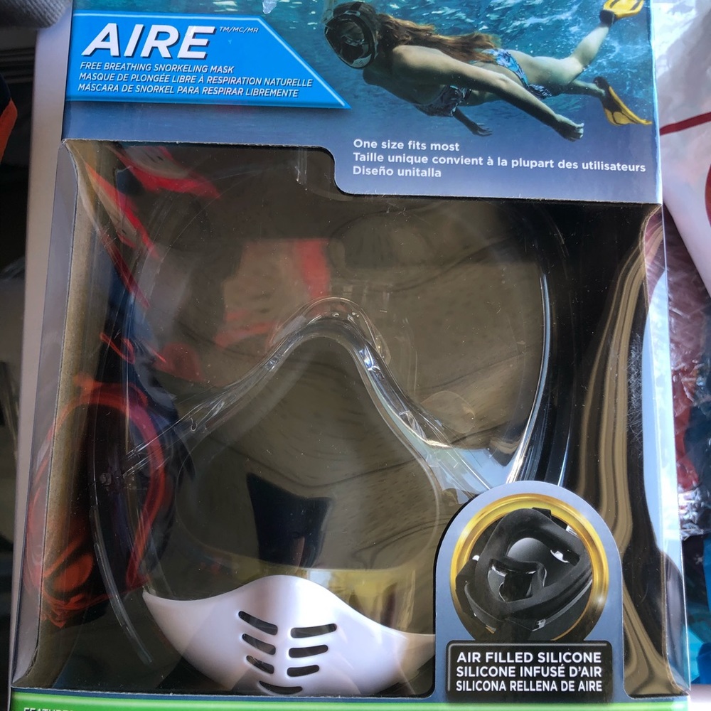 Snorkel swim mask